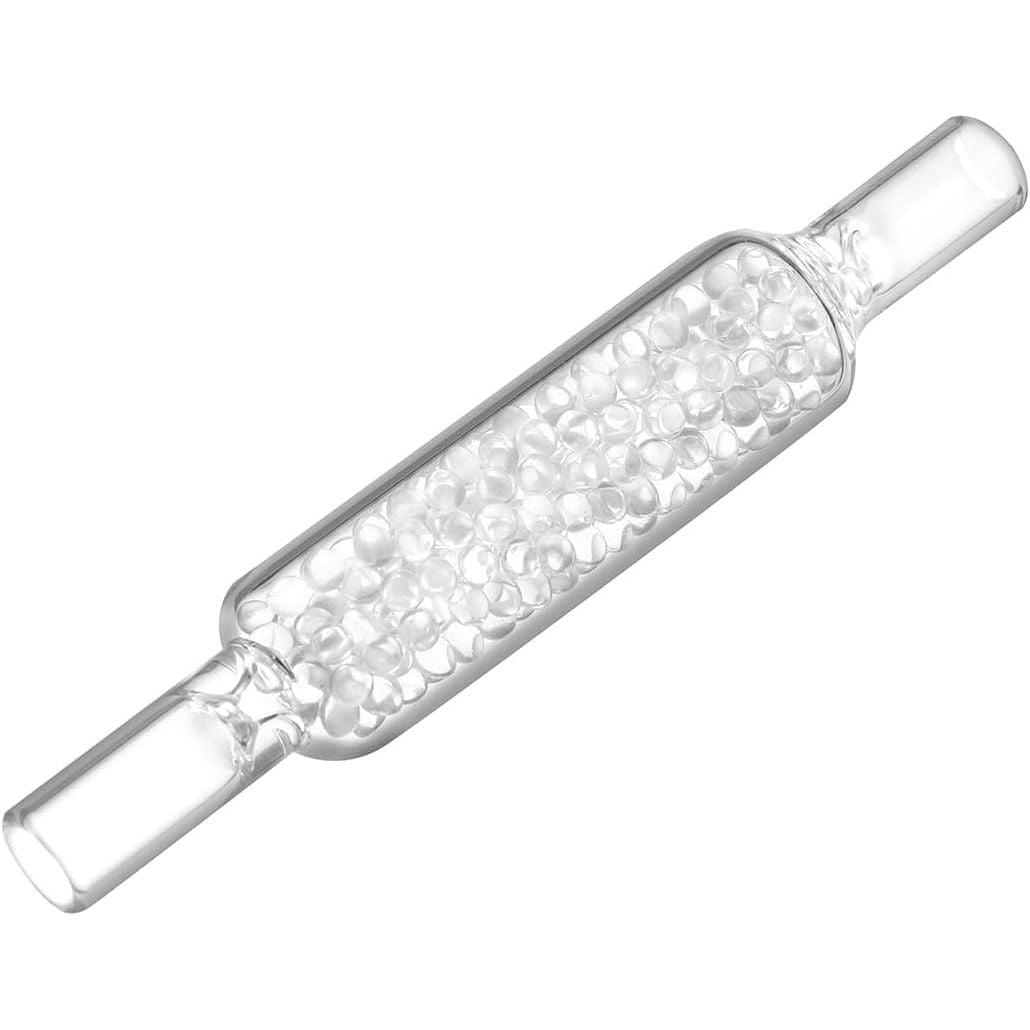 Clear glass cooling stem packed with glass cooling beads for the POTV LOBO and POTV ONE