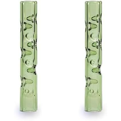Cooling Dimpled Glass Stem Mouthpiece for POTV Lobo, ONE, XMAX V3 Pro, Pack of 2