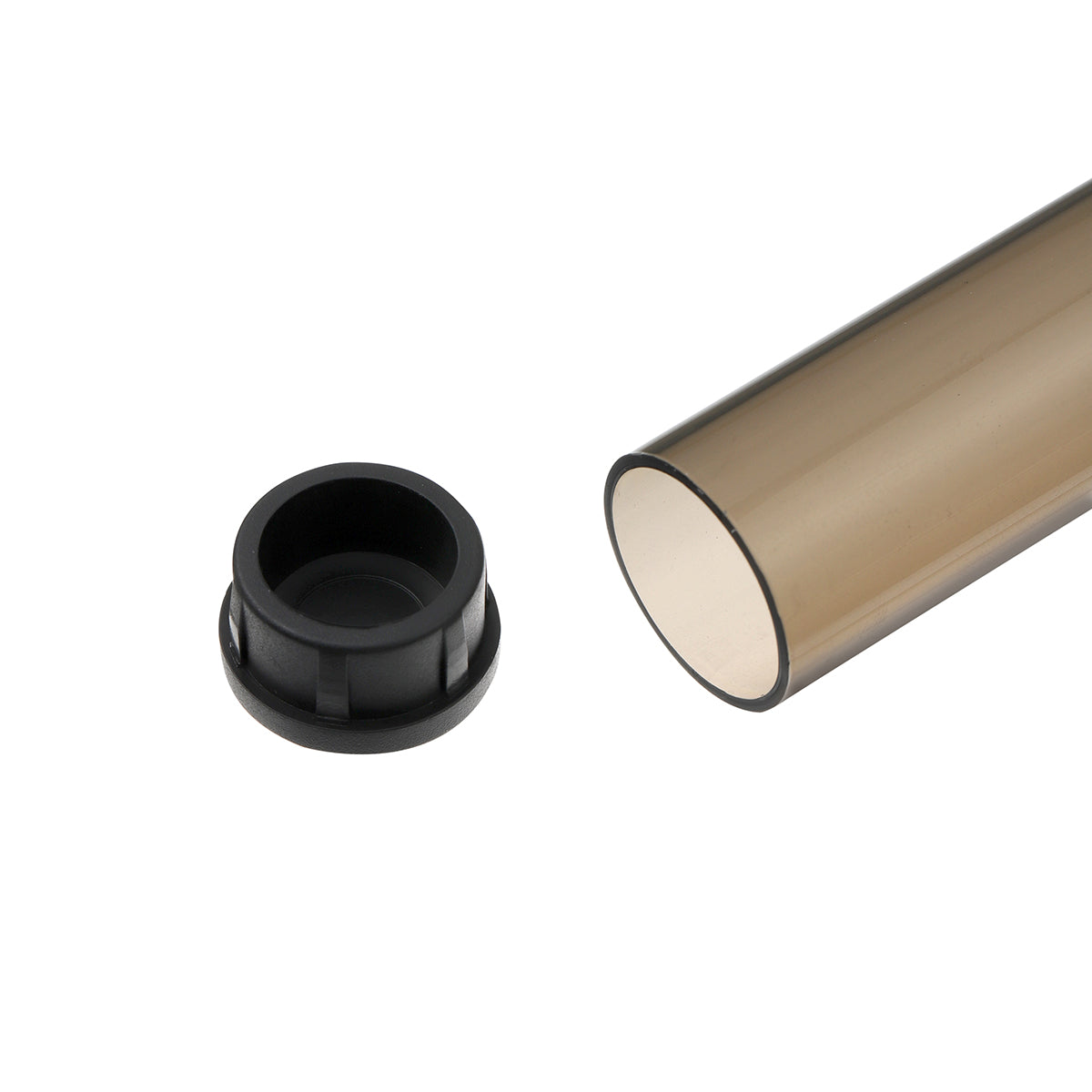 Custom Travel Tubes for Arizer Solo 3 V2.0 Glass Stems, Shaded Plastic, 70mm / 110mm Length, Pack of 2