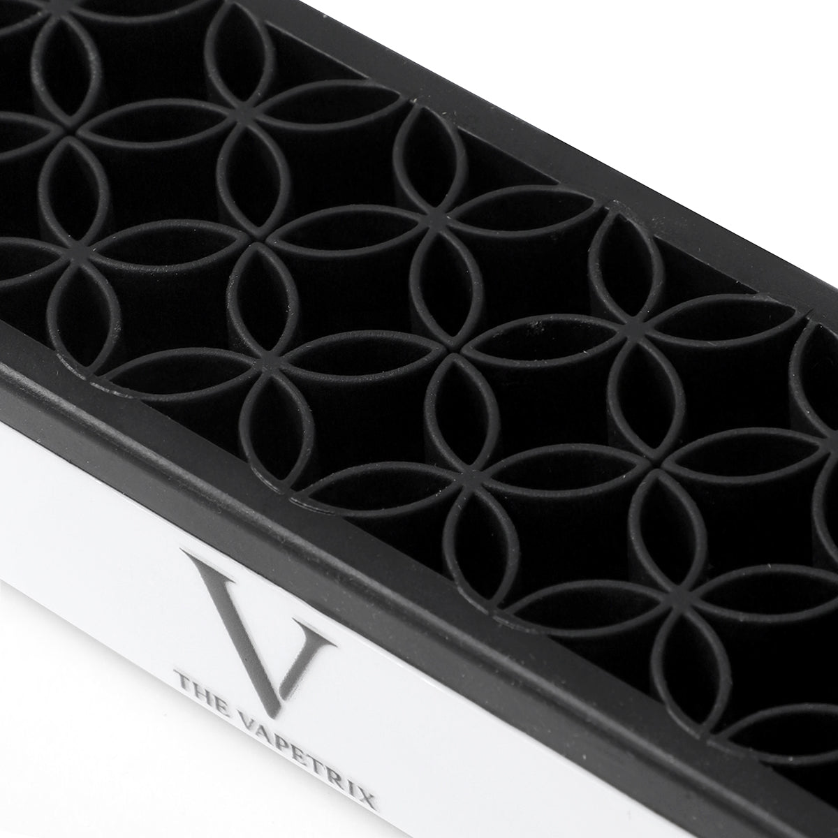 Desktop Glass Stem, Tube and Accessories Organizer for DHVs, Flexi Silicone Interior