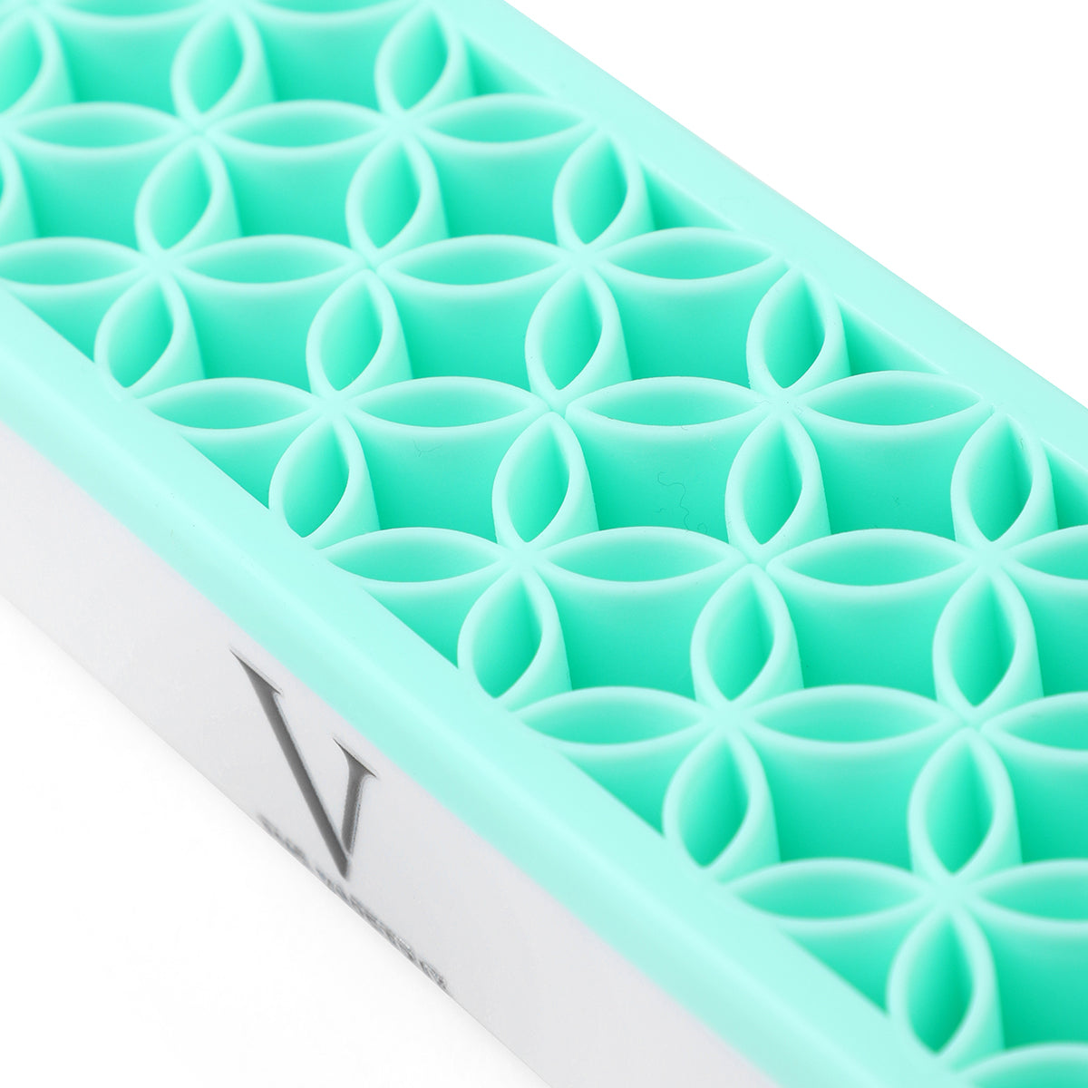 Desktop Glass Stem, Tube and Accessories Organizer for DHVs, Flexi Silicone Interior