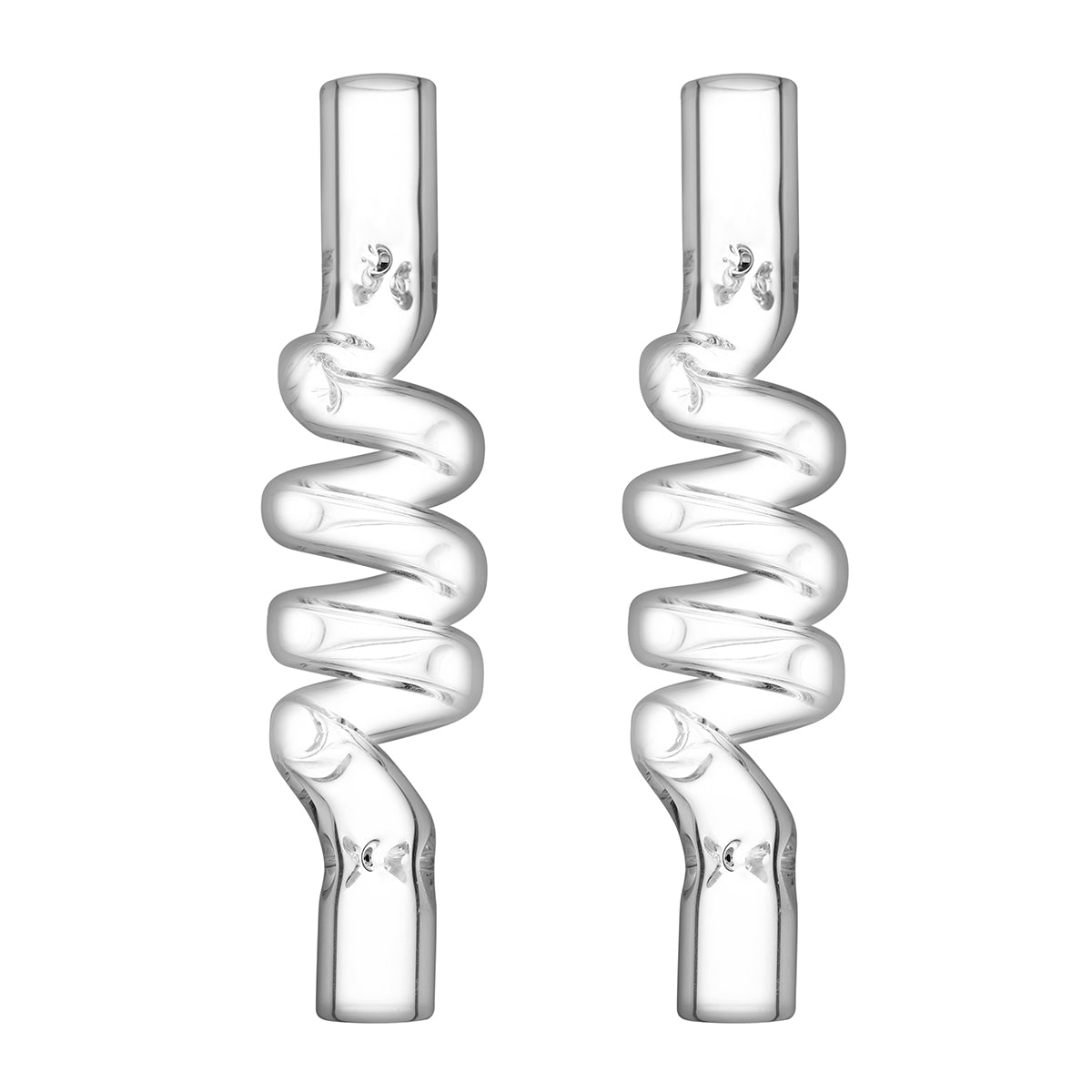 Spiralled Cooling Stem for POTV LOBO and POTV ONE - Accessory for Planet of the Vapes, Pack of 2