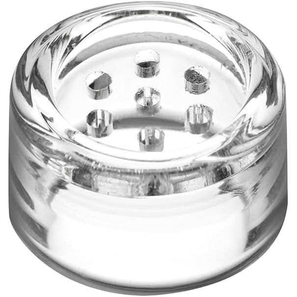 Glazen doseercapsule (zonder deksel) – close-up van één capsule, voor TinyMight 2 en TinyMight 1
